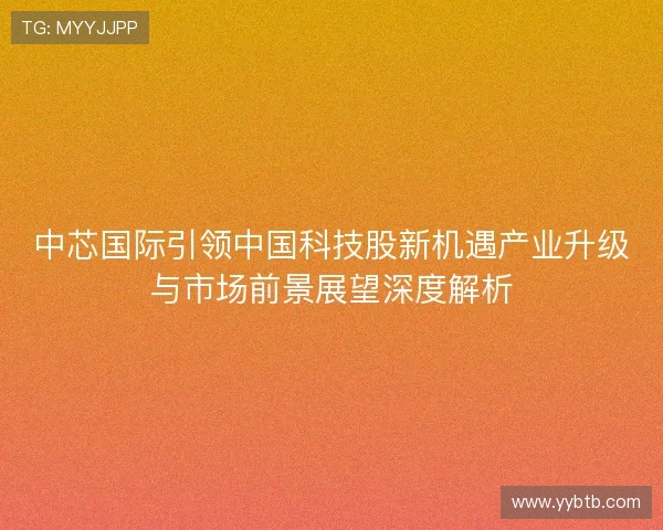 中芯国际引领中国科技股新机遇产业升级与市场前景展望深度解析